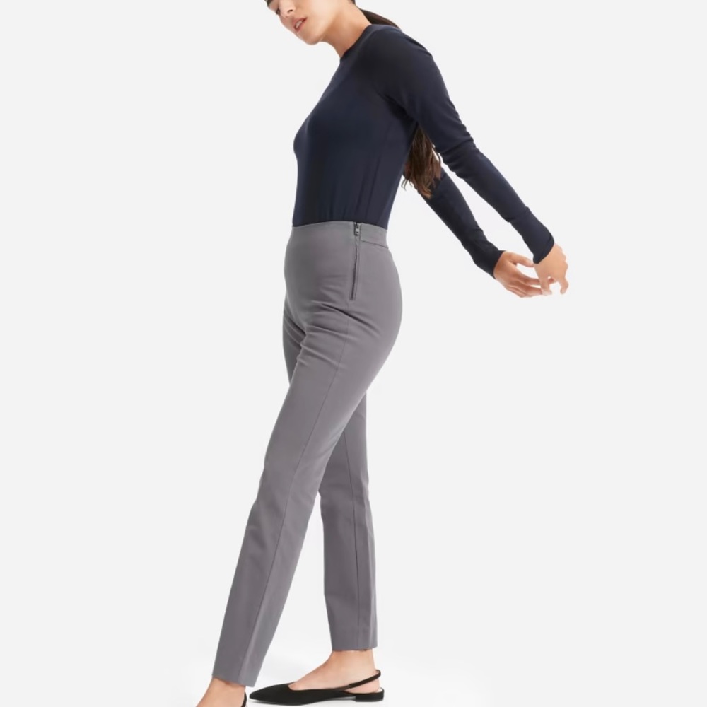 Everlane The Side-Zip Stretch Cotton Pant